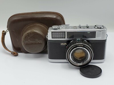 Minolta AL 35mm Film Rangefinder Camera w/ Rokkor-PF 45mm F2 Lens