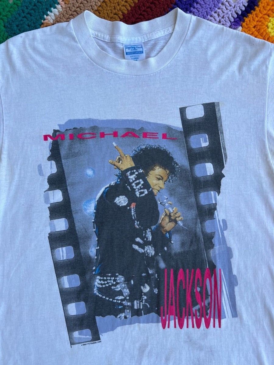 Vintage Men S Michael Jackson T Shirt 1988 World Tour Concert
