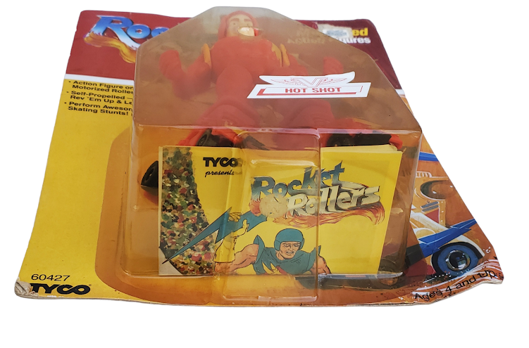 VINTAGE 1987 TYCO ROCKET ROLLERS Hot Shot RARE ACTION FIGURE TOY
