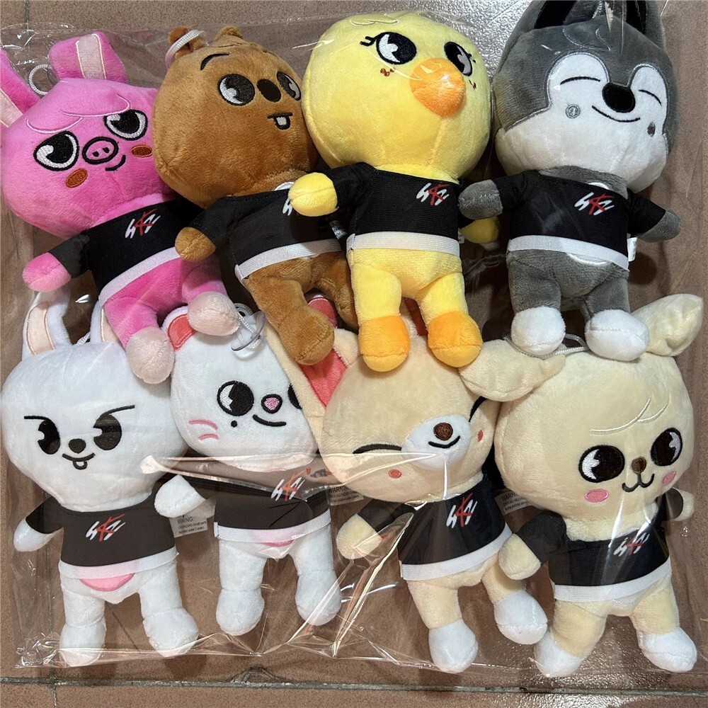 20cm Skzoo KPOP Stray Kids Plush Toy Stuffed Dolls Felix BbokAri