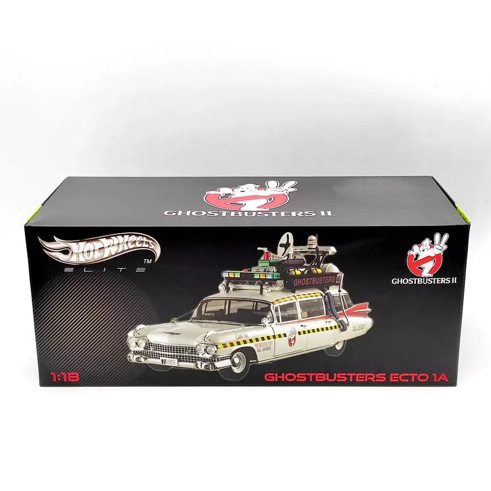 1/18 HOT WHEELS Cadillac Ghostbusters II ECTO 1A Elite X5470