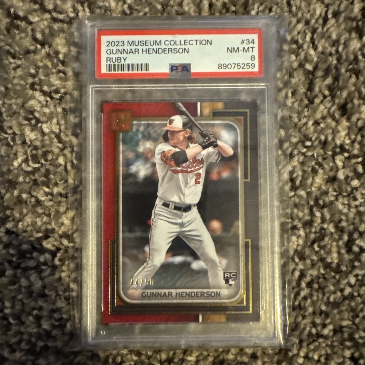 Gunner Henderson TOPPS MUSEUM 2024 Topps Museum Collection Gunnar