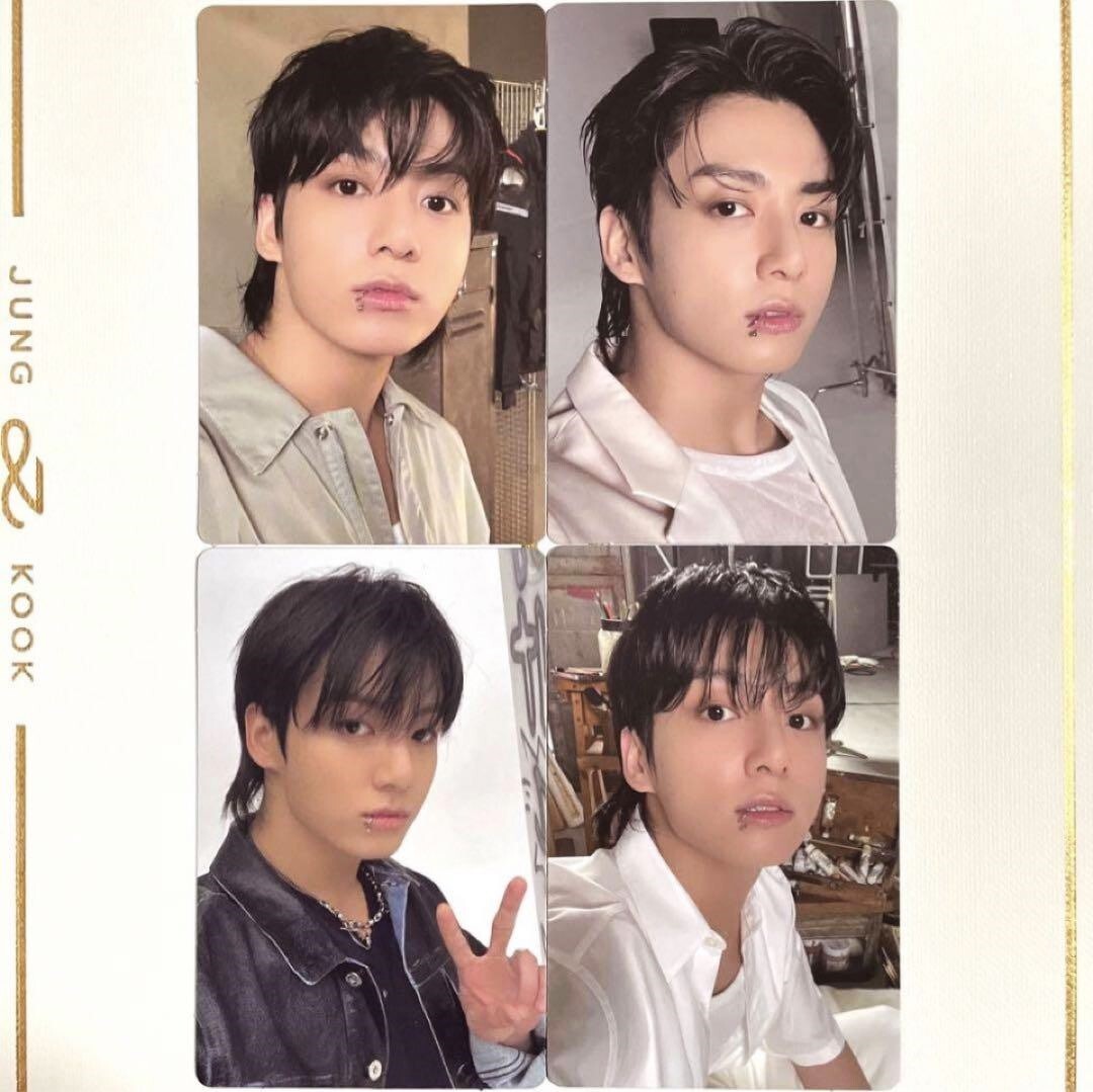 BTS JUNGKOOK GOLDEN Official Random Photocard Photo Card PC Set