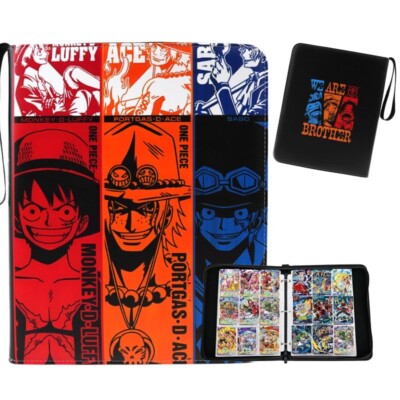 One Piece 400/900 Trading TCG Card Case Book Holder Binder Album