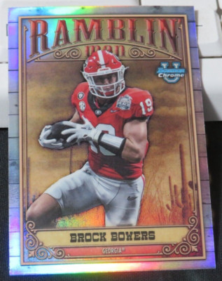 7208 2023 BOWMAN CHROME UNNIVERSITY RAMBLIN MAN BROCK BOWSER #RM1