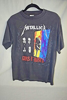 Vintage Metallica Guns N Roses Faith No More 1992 Tour T-Shirt
