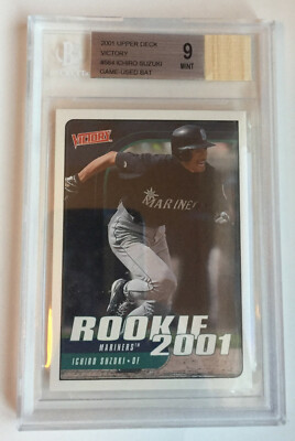 その他 2001 UD VICTORY ICHIRO USED BAT BGS 9.5 2001 UD VICTORY
