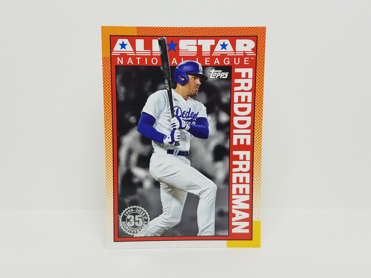 2025 Topps #90AS-21 Freddie Freeman, Dodgers - 1990 35th