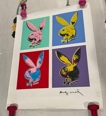 アンディ ウォーホル Playboy Bunny 4 1999年製 ポスター Original