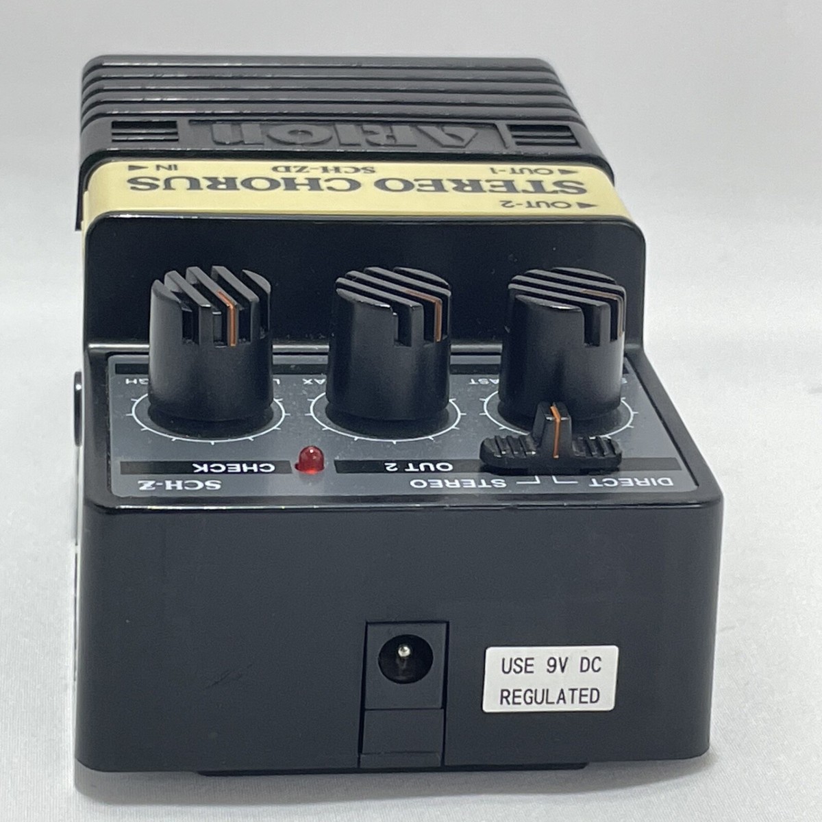 Arion SCH-ZD Stereo Chorus Guitar Effect Pedal Tested From japan