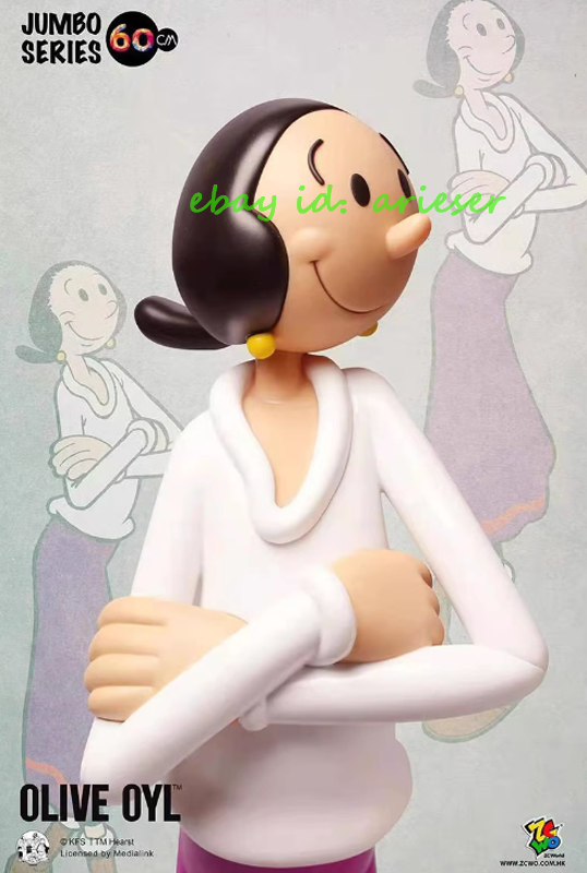 Zcwo Popeye Girlfriend Olive Oyl Jumbo Series The 90th Anniversary