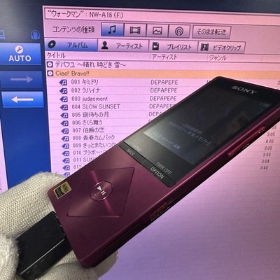 SONY NW-A16 WALKMAN DIGITAL MUSIC PLAYER Rose Pink 32GB Hi-Res