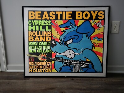 Frank Kozik 1992 Beastie Boys Rollins Band Cypress Hill Concert