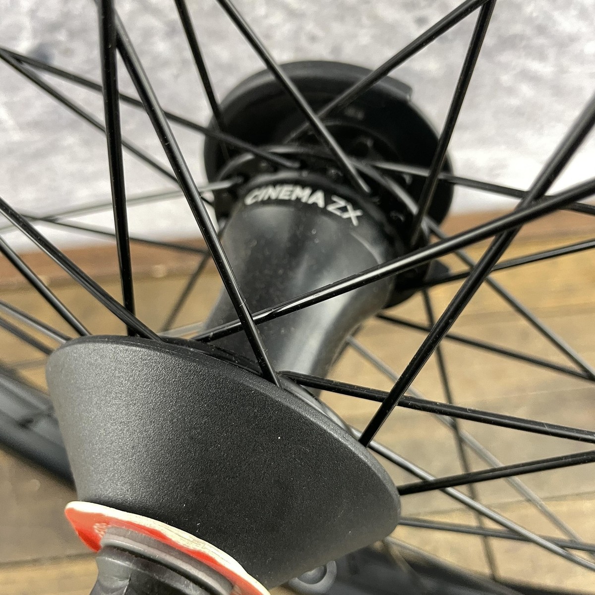 Cinema ZX 333 BMX Rear Wheel 9T Cassette 14mm Axle Hub Guards