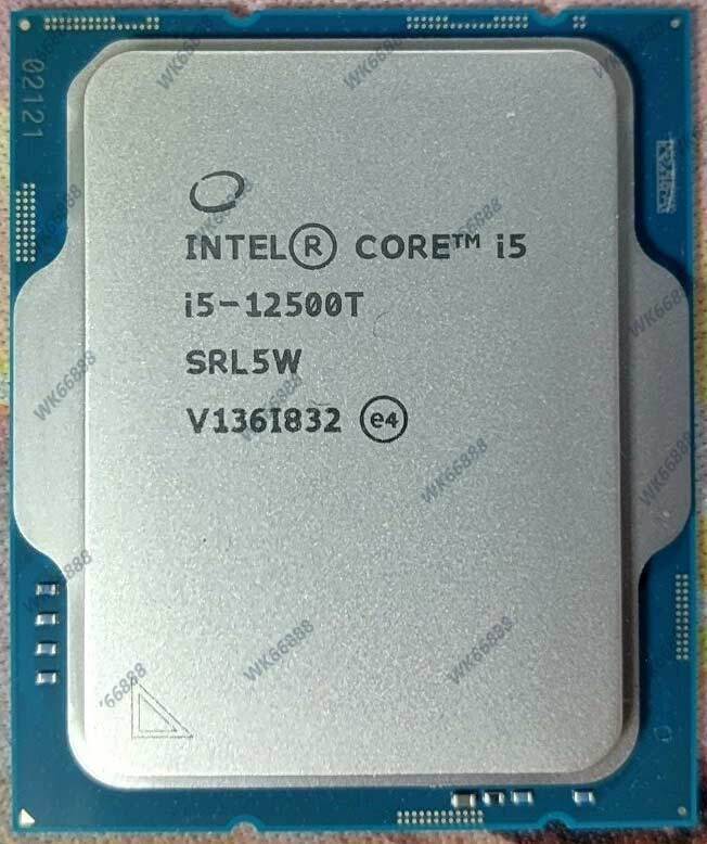 12th generation Intel Core i5-12500T 2.00GHz 6 core 18MB p CPU