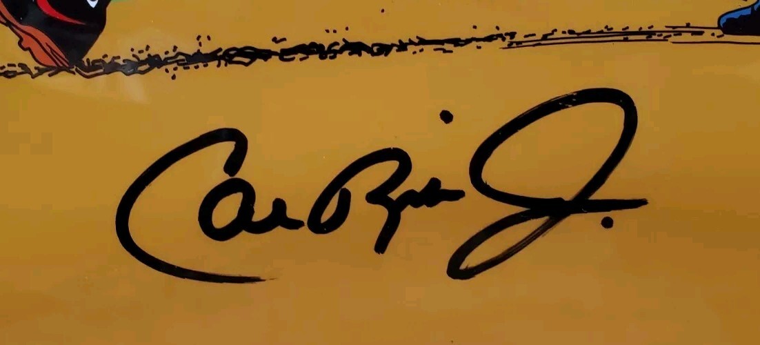 NICE LE 250 Cal Ripken Jr Autographed Sam Viviano Cel Toon Art