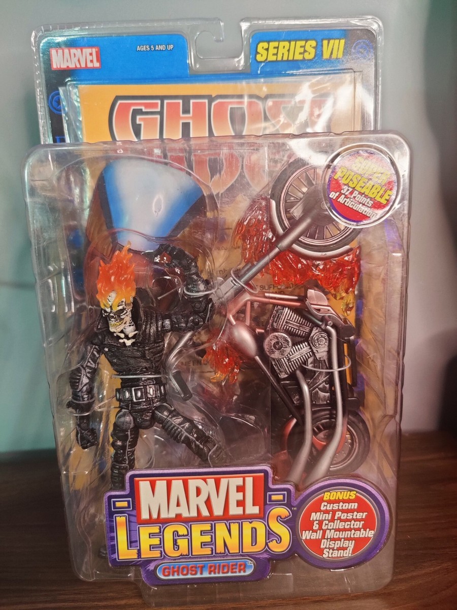 RARE Marvel Legends Series 7 GHOST RIDER Non Phasing Variant NIB