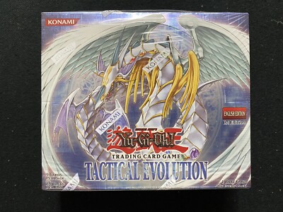 Yugioh Tactical Evolution 1st Edition Booster Box Factory Sealed