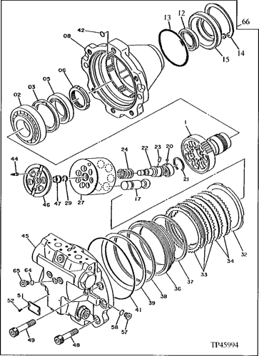 HMGE19 HMK61/72 REPAIR PARTS KIT FITS FOR HITACHI ZX120 ZX130