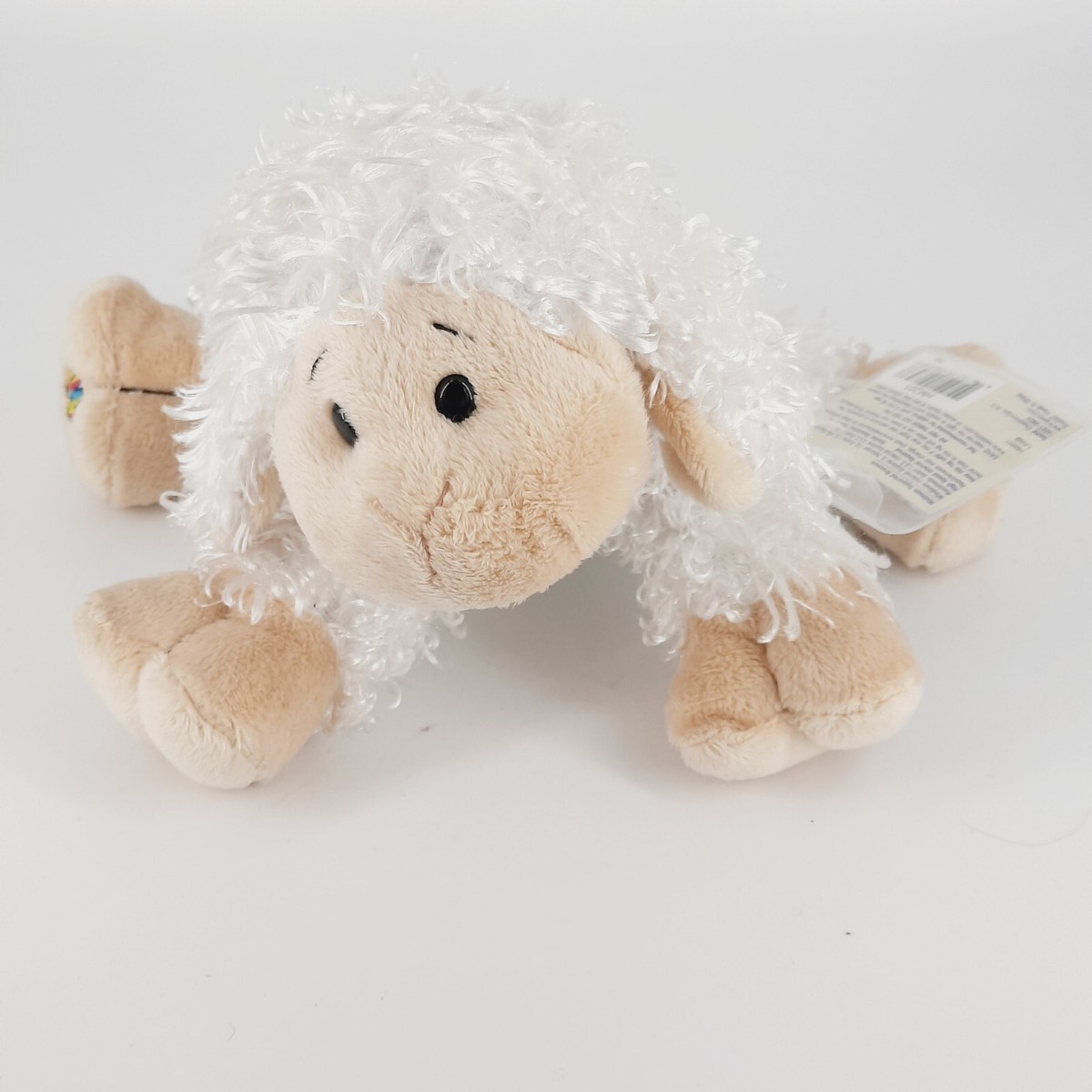 GANZ WEBKINZ WHITE EASTER SHEEP LAMB HM201 8” PLUSH STUFFED ANIMAL
