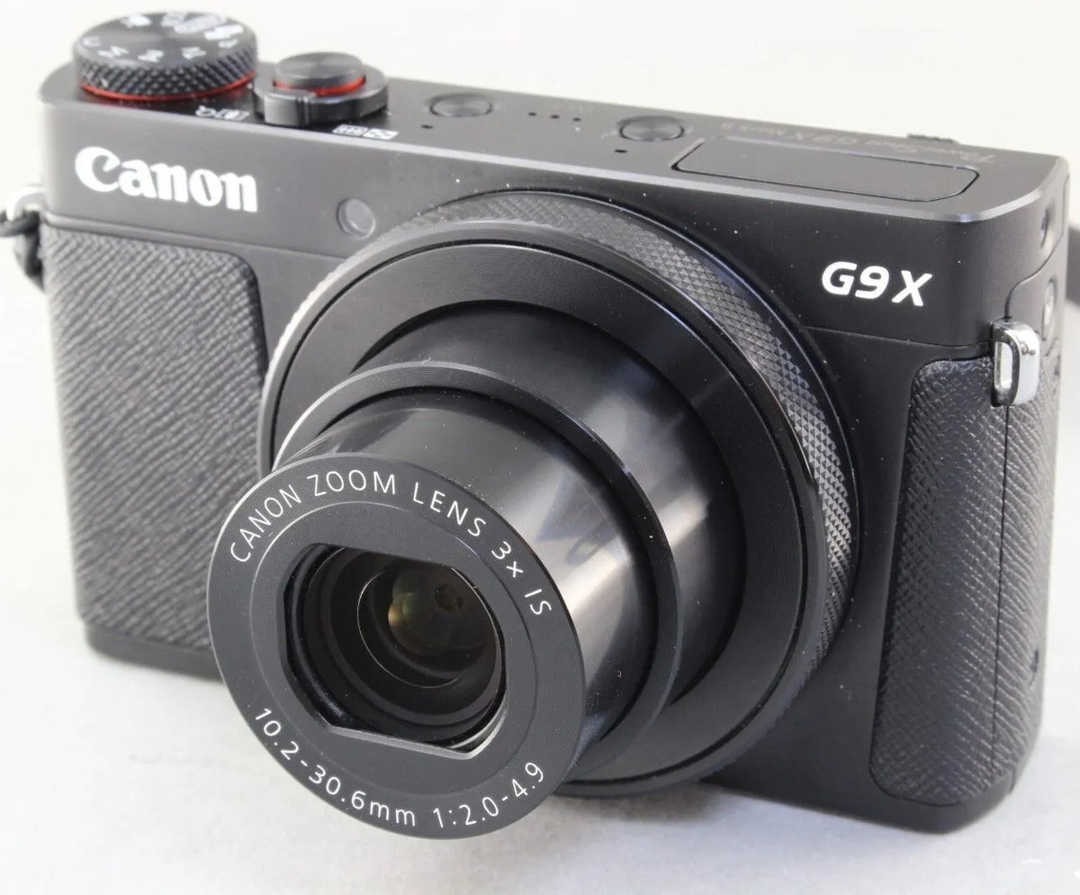 Canon PowerShot power shot G9 X G9X Mark II 2 black digital camera