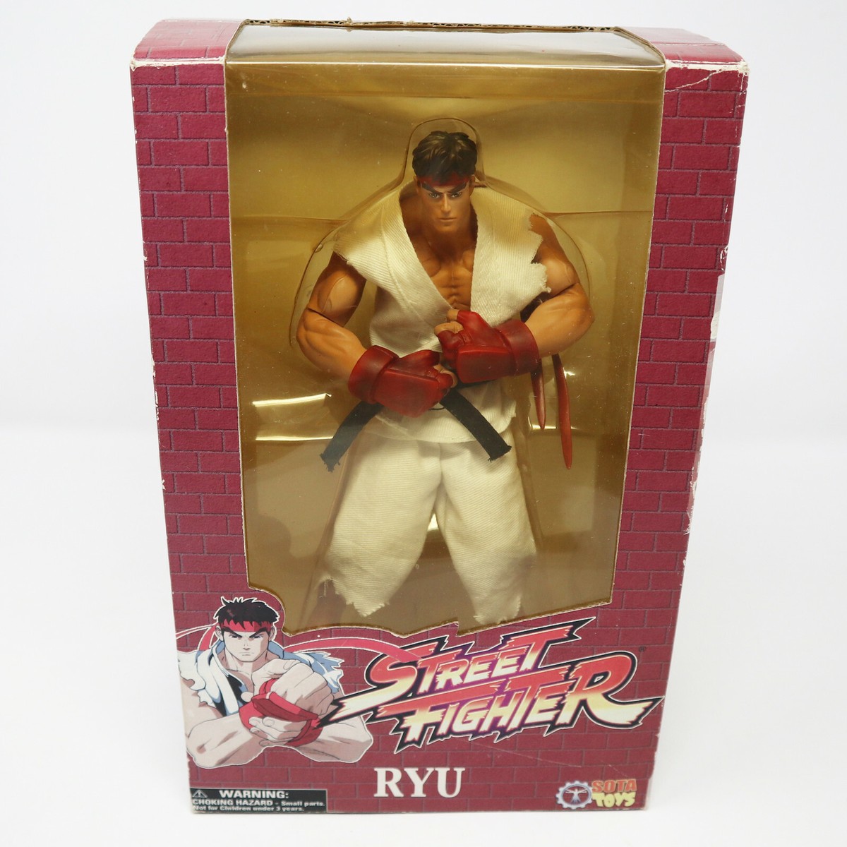 2005 CAPCOM SOTA TOYS STREET FIGHTER RYU ACTION FIGURE BOXED