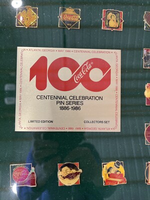 100 Years Coca-Cola Centennial Celebration Pin Series 1886-1986