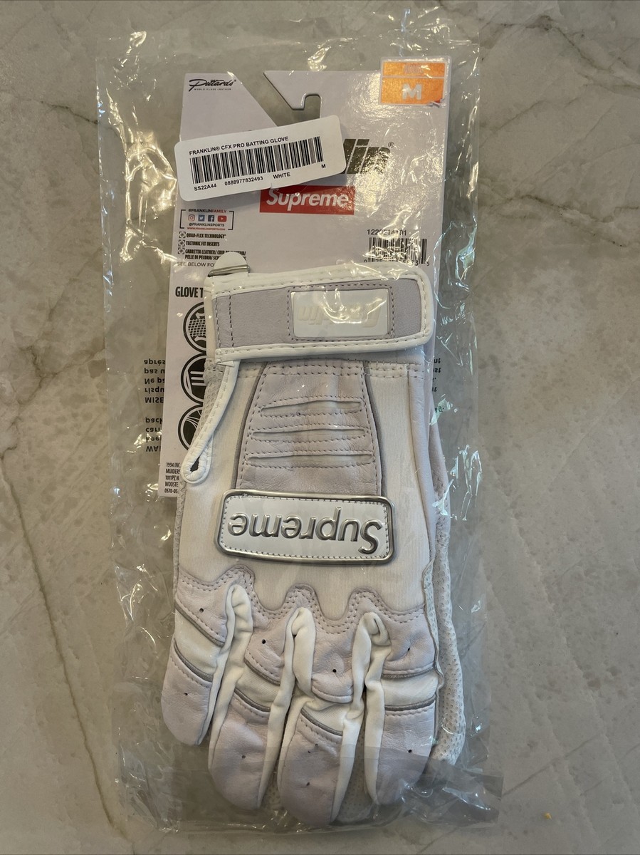 Supreme x Franklin CFX Pro Batting Glove White Size Medium | eBay