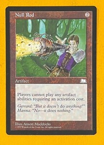 無のロッド 英語 無のロッド Null Rod 英語版 MTG】無のロッド Null