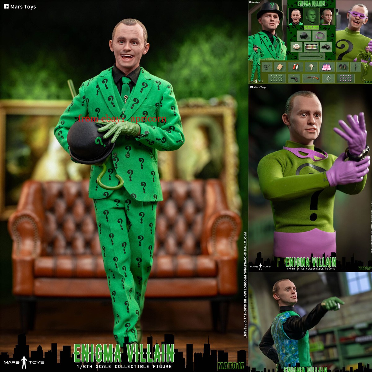 新品未開封】Mars Toys バットマン・リドラー 1/6フィギュア SSR Mars