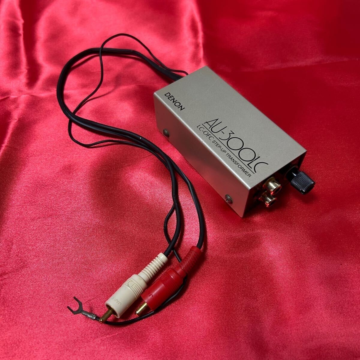 DENON AU-300LC デノン デンオン MC昇圧トランス 動作品 ≡ 5523C-10