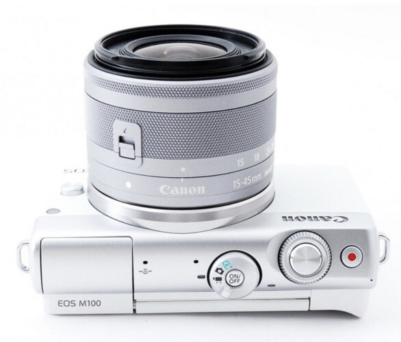 Canon EOS M100 ホワイト ダブルズームキット CANON EOS M100 ダブル