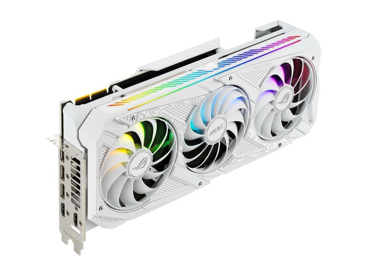 ASUS ROG Strix NVIDIA GeForce RTX 3090 24GB White Graphics Card