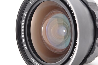 MINT】Minolta MC W.Rokkor NL 21mm f/2.8 f2.8 Wide Angle MF Lens