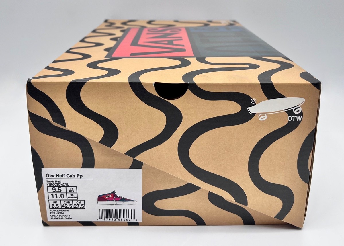 PARRA X VANS OTW HALF CAB (VN000SDHCYL) MEN'S SIZE - 9.5 *IN STOCK
