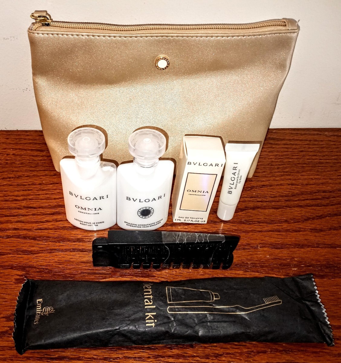 Bvlgari Perfume Emirates First Class Bvlgari Toiletries Bag