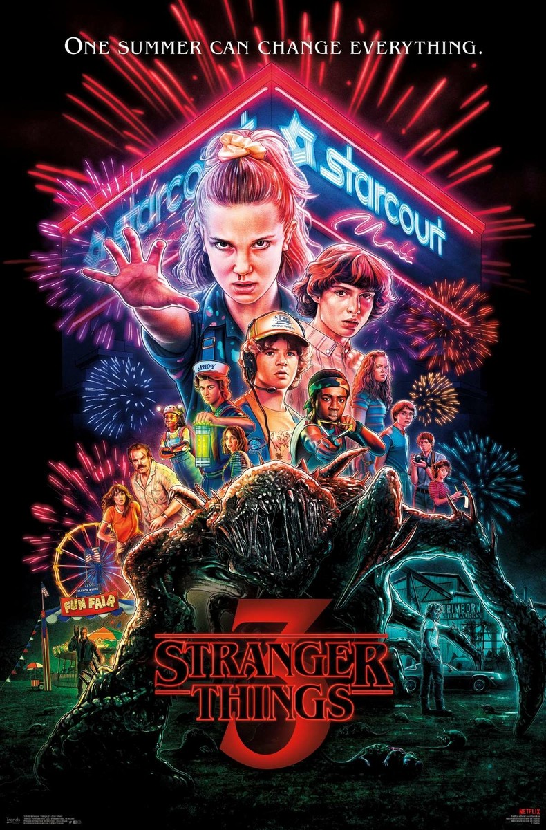 Netflix Stranger Things: Season 3 - One Sheet Poster | eBay