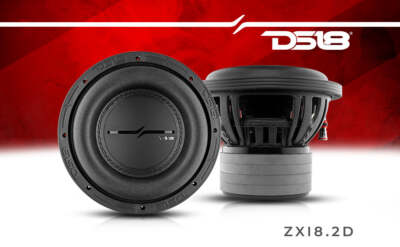 DS18 ZXI8.2D Car Audio 8“ High Excursion Subwoofer 1200 Watt Dual