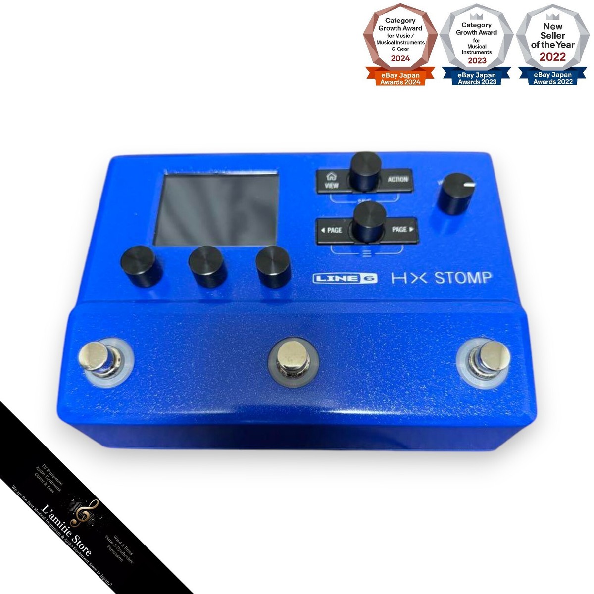 ギター LINE6 HX Stomp Lightning Blue Line 6 HX Stomp Limited