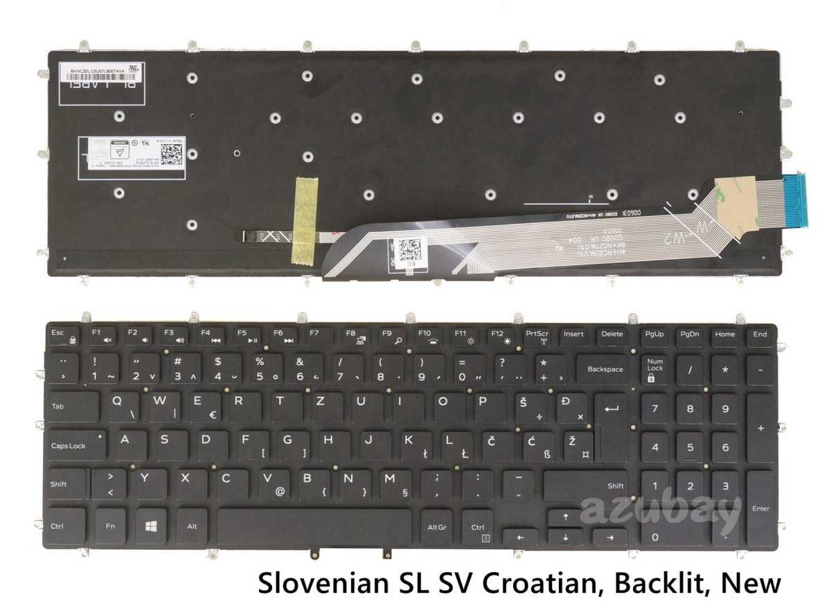 Keyboard for Dell Inspiron 15- 5565 5567 5570 5575 5583, Gaming