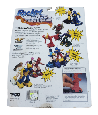 VINTAGE 1987 TYCO ROCKET ROLLERS Hot Shot RARE ACTION FIGURE TOY