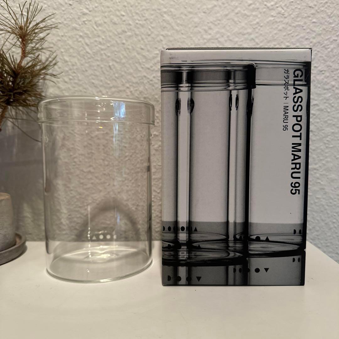 ADAガラスポットMARU & ADAウッドブロックBUNAのセットです♪ ADA