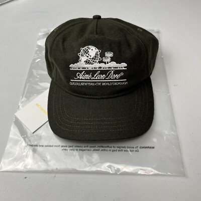 Aime Leon Dore Unisphere Wool Hat Snapback Dark Olive | eBay