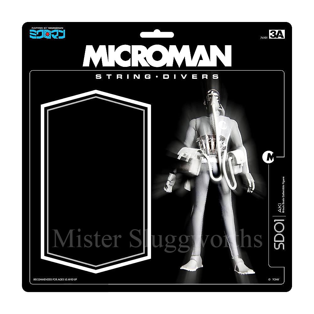 NEW 3A Microman Micronauts String Divers SD01 Michael Ashley Wood