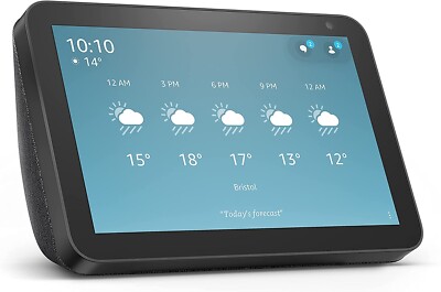 Amazon Echo Show 8 (1st gen) Screen & Alexa Voice Control Charcoal