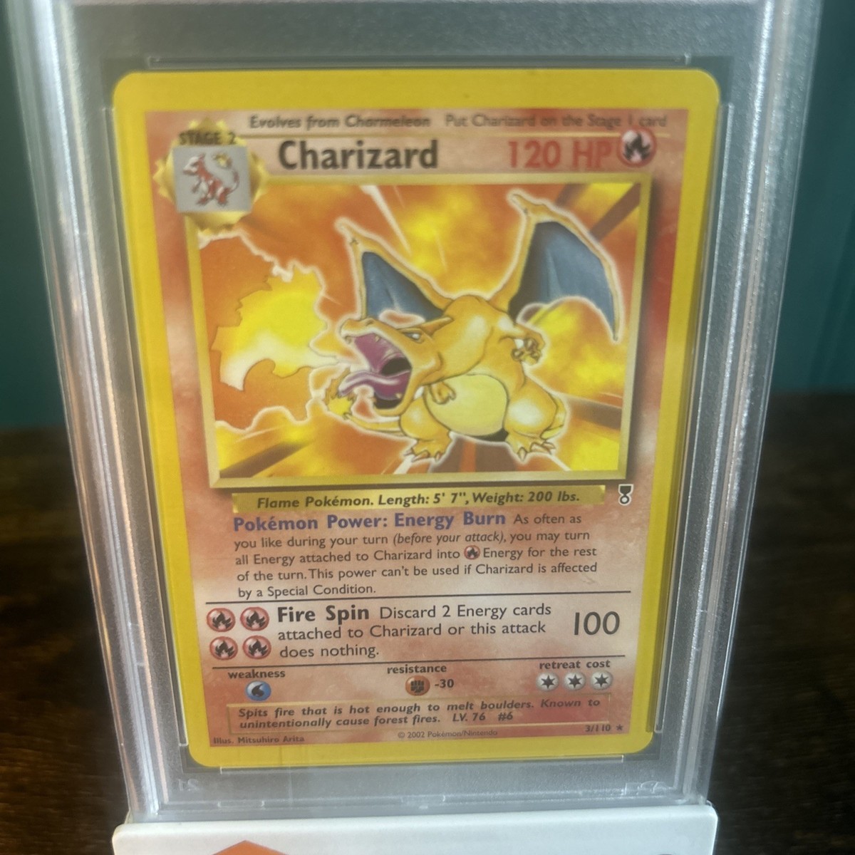 Pokémon Charizard 3/110 Legendary Non Holo Rare PSA 6 EX - MT | eBay