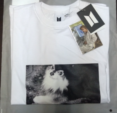 BTS Official V Taehyung Layover Yeontan Oversized T-shirt Size M