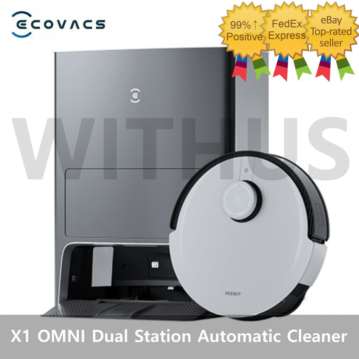 Ecovacs Deebot X1 OMNI Dual Station Automatic Robot Cleaner dex11