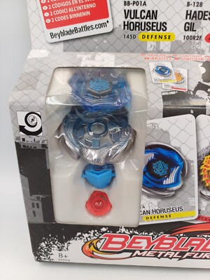 Beyblade Metal Fury Mystic Zone Vulcan Horuseus & Hades Gil