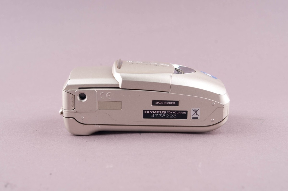 Olympus MJU III 120 Quartz Date 35mm Point & Shoot Film Camera